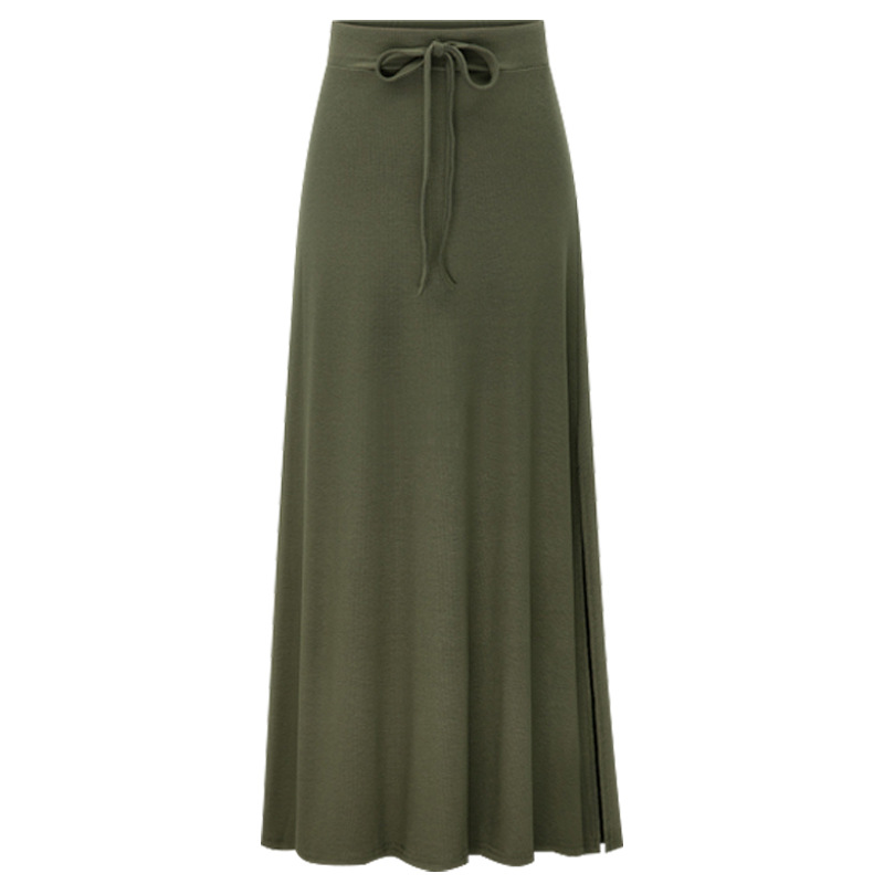 Women'S High Waist Skirt With Hip Skirt A-Line