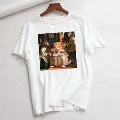 Summer New Style Casual Fashion Plus Size Cartoon Art Short Sleeve - 6Style - View 1