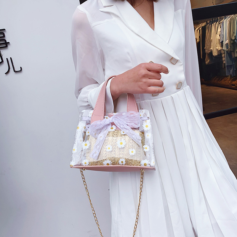 Western Style Chain Shoulder Messenger Bag Fashion Trend Printing