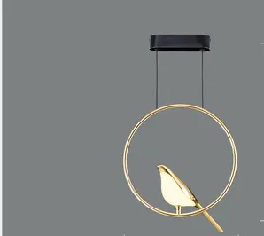 Nordic Minimalist Dining Table Bird Art Living