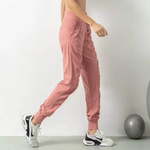 Wrinkle Slimming Fitness Sports Pants Women Loose Leggings Pants Pink - Shop at LoveMi