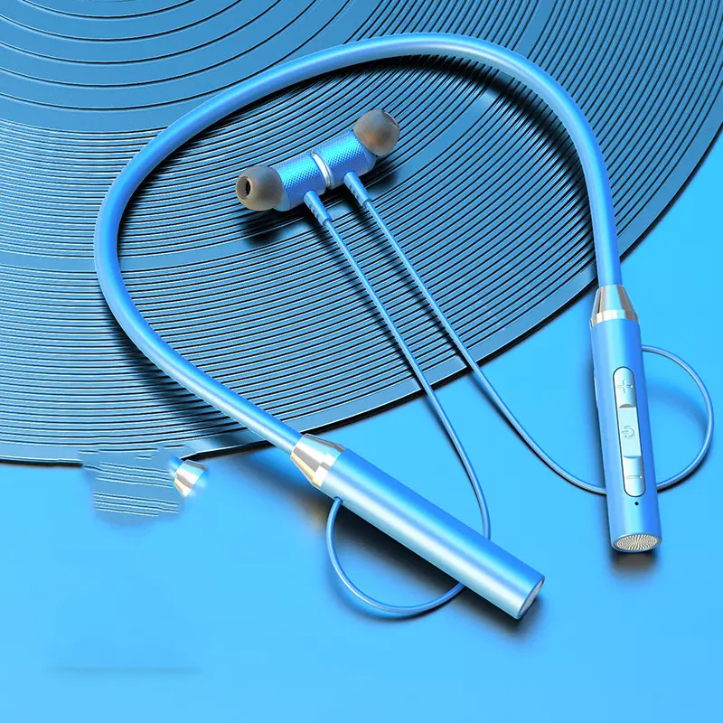 Wireless Bluetooth Headset Hanging Neck Stereo Noise Reduction