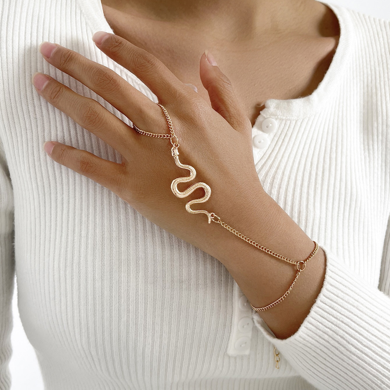 Personalized Creative Snake-Shaped Bracelet