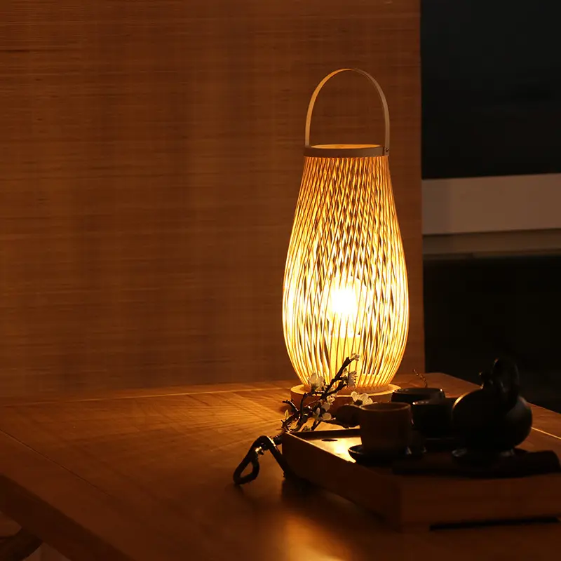 Japanese Style Hotel Bedside Lamp Modern Minimalist