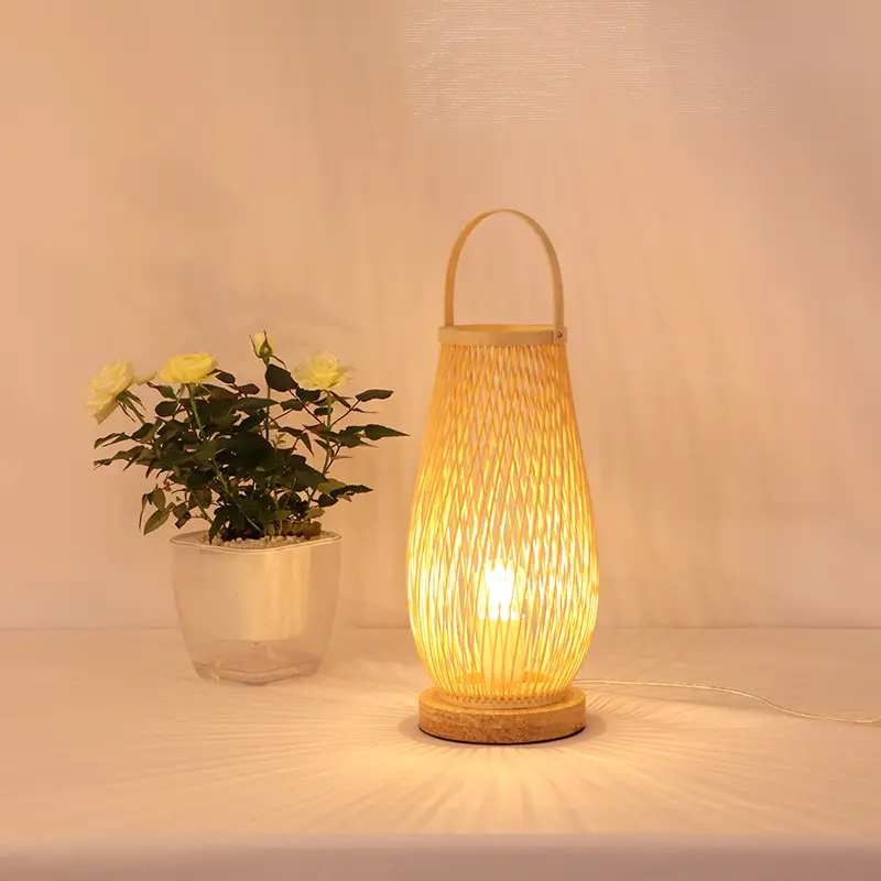 Japanese Style Hotel Bedside Lamp Modern Minimalist