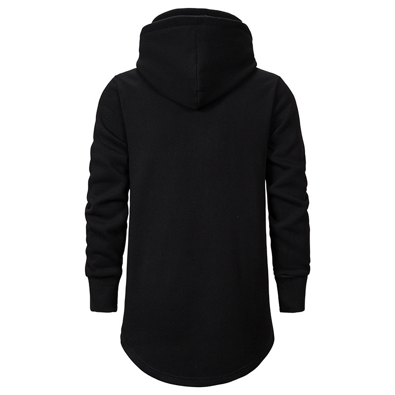Men's Casual Hooded Sweater Long Pullover Sweater