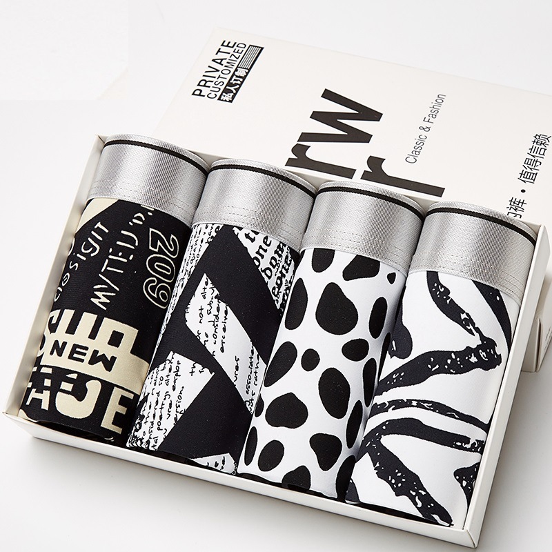 Мужское нижнее белье Большие плоские брюки Тонкие свободные шорты