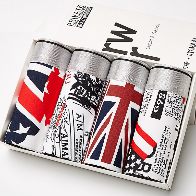 Мужское нижнее белье Большие плоские брюки Тонкие свободные шорты