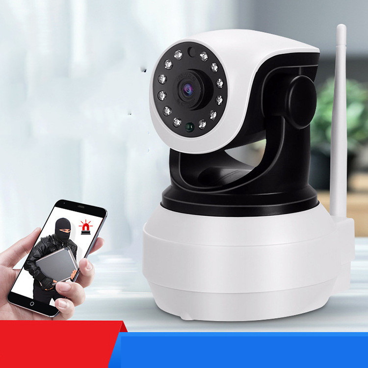 Home Baby Monitor 360 Degree Panoramic Wireless Wifi Car Head Shaking Machine — foto 3