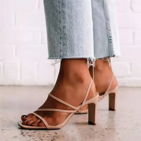 Stiletto Sandals Plus Size 36-43 Woman High Heels Shoes
