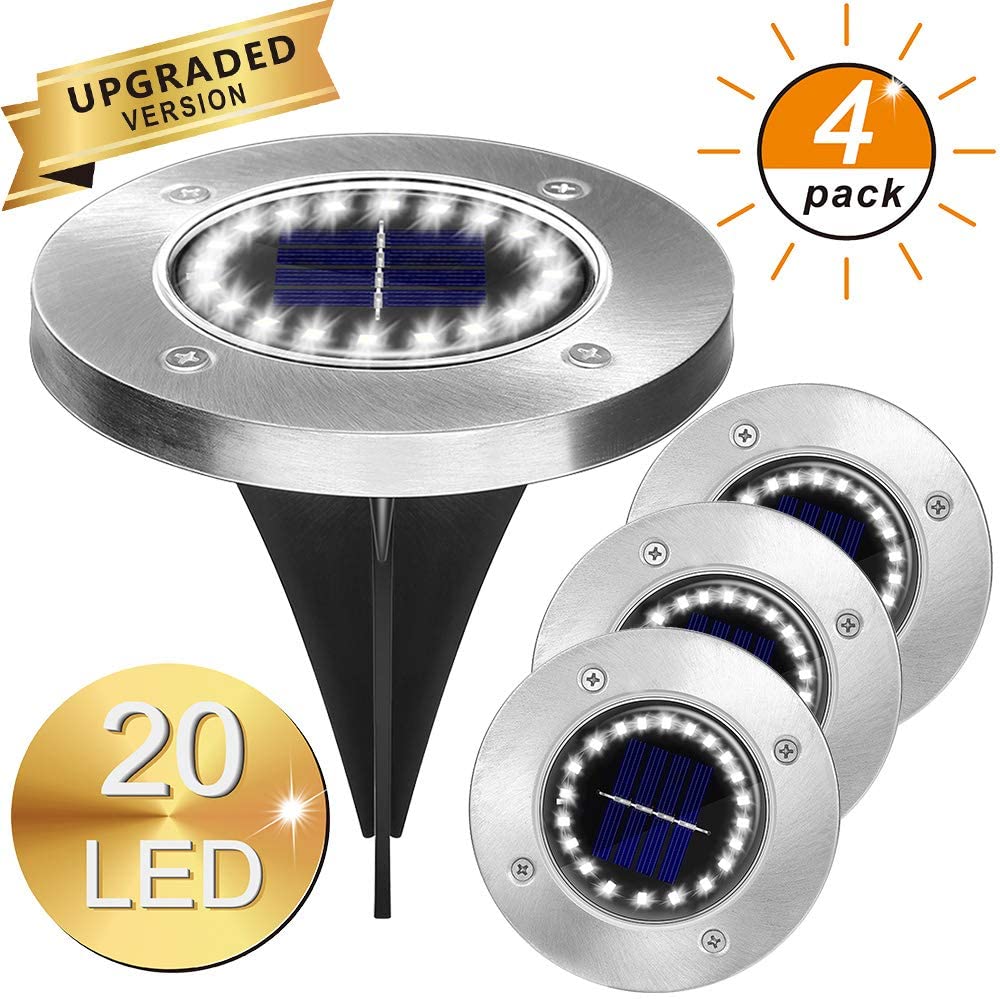 4pcs 20LED warm light