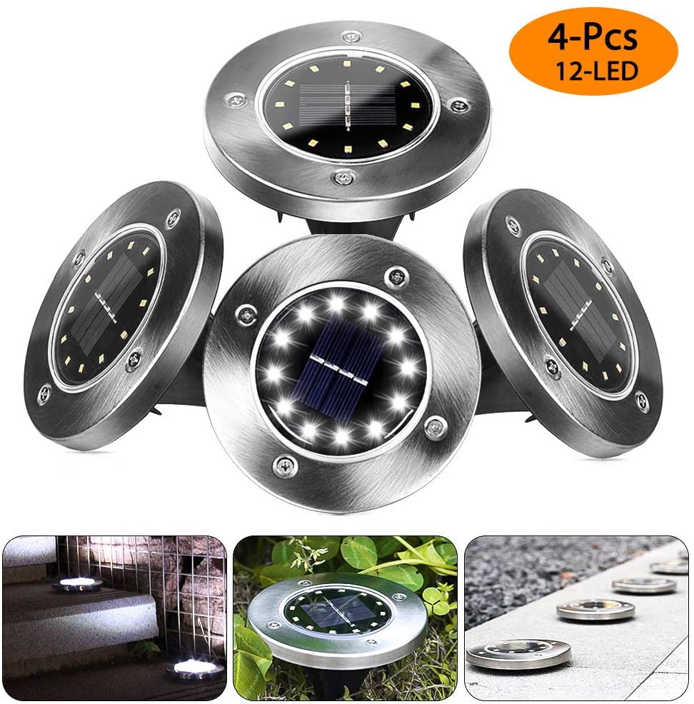 4pcs 12LED warm light