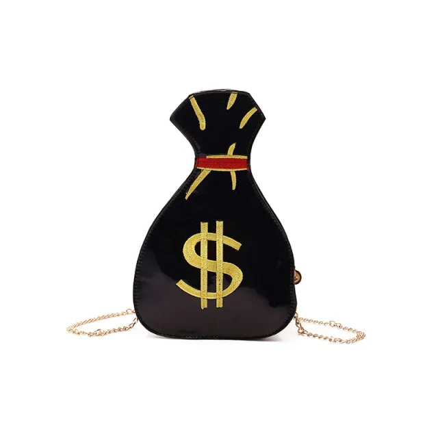 Laser Personalized Embroidery Ladies Shoulder Bag New Fashion Embroidery Messenger Bag Black - Shop at LoveMi