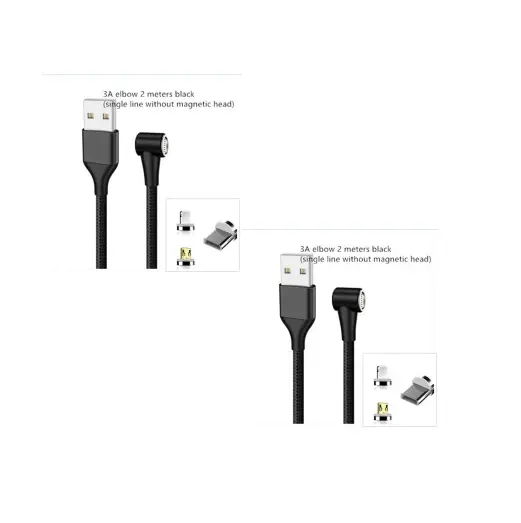 Compatible with Apple, Magnetic USB Cable Fast