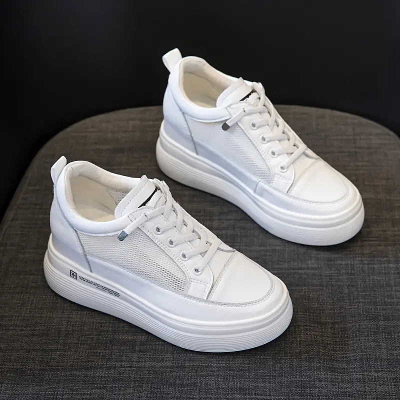 Fashion Breathable Non-slip Wedge Net Shoes
