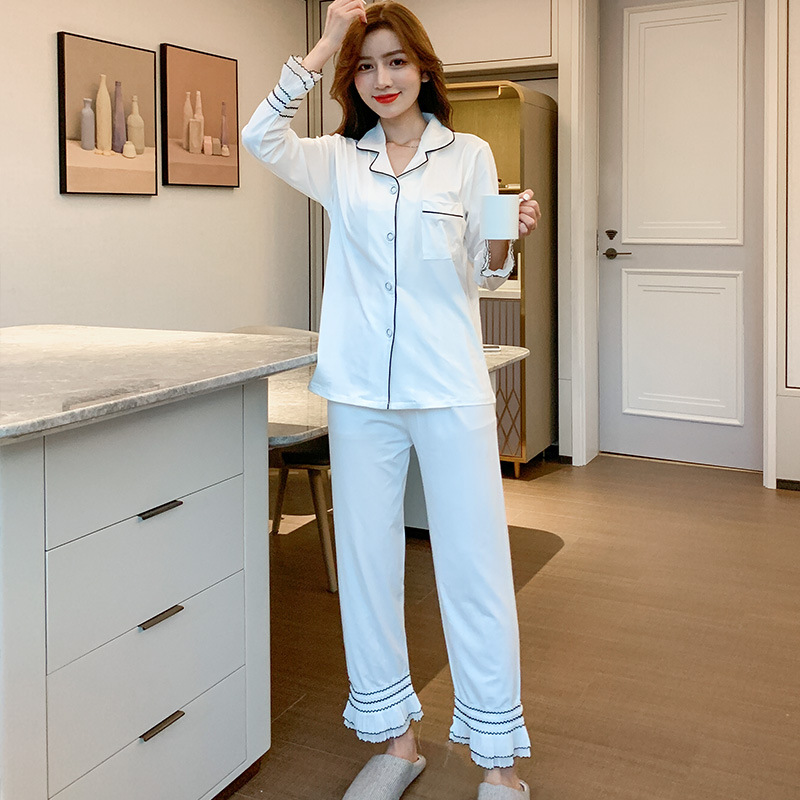 Title 6, Milk Silk White Lace Pajamas Cardigan