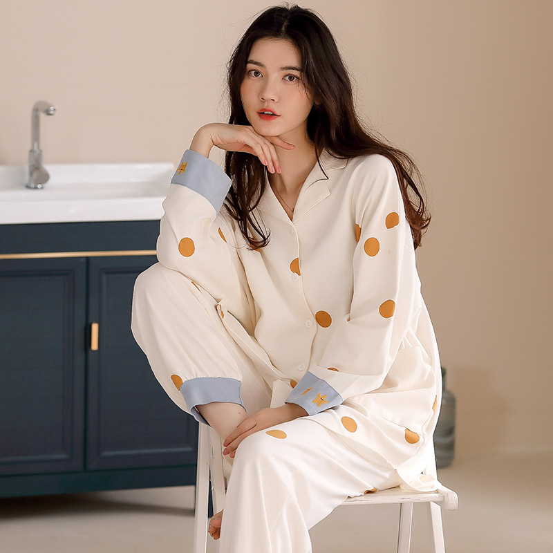 Title 5, New Style Pajamas Spring And Autumn Long-sleeve...