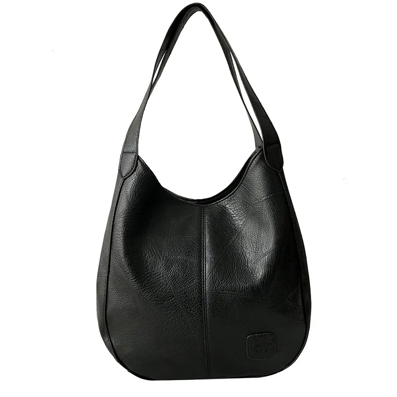 Vintage Womens Hand Bags Designers Luxury Handbags Women Shoulder Bags - Black