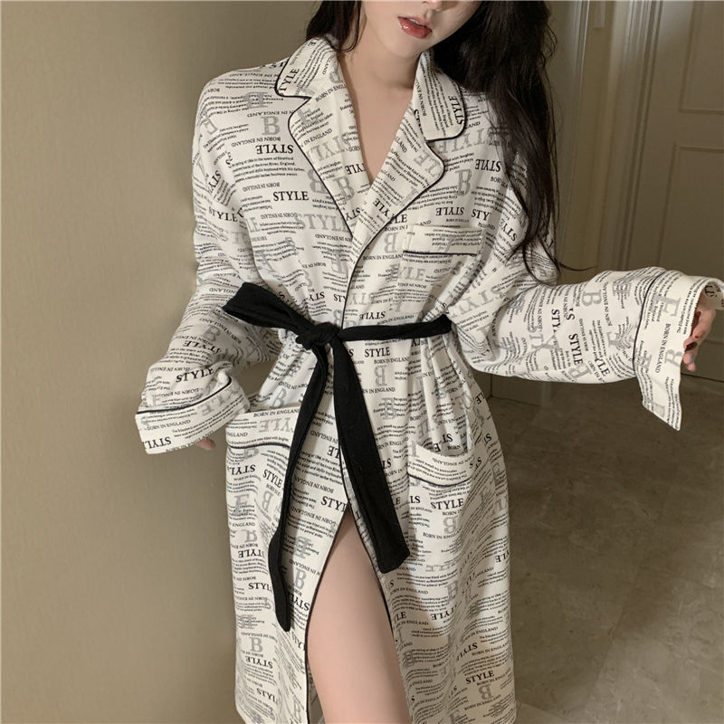 Title 5, Fashionable Long Sleeved Thin Long Robe