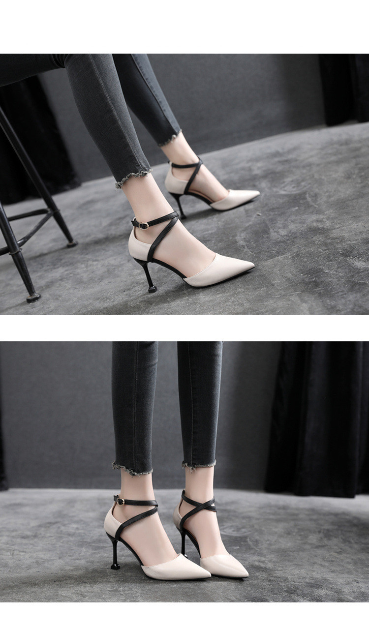 Spring And Autumn New Pointed Toe Stiletto High Heels Small Size