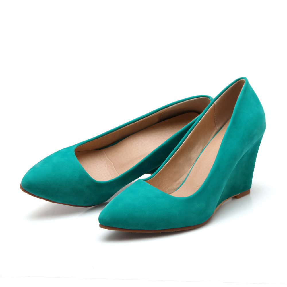 Shallow Mouth, Pointed High Heel And Comfortable Slope Heel