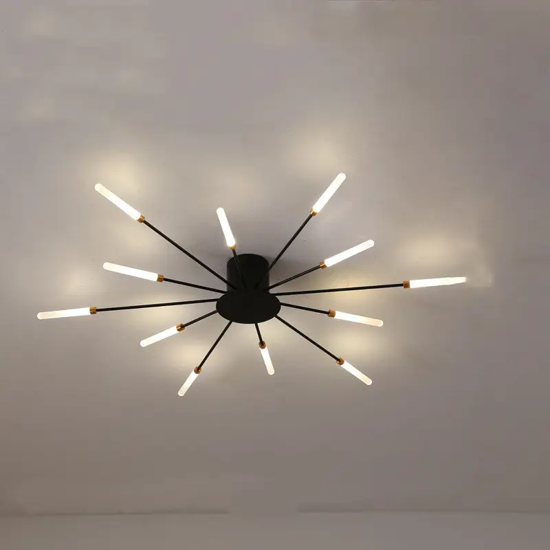 Nordic Minimalist Modern Atmosphere Living Room Fireworks Led Ceiling