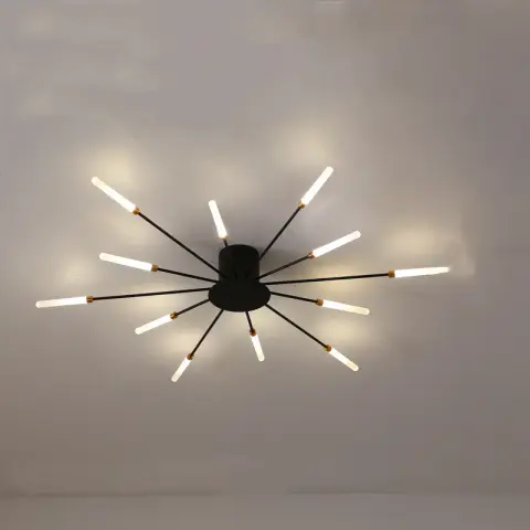 Nordic Minimalist Modern Atmosphere Living Room Fireworks Led Ceiling
