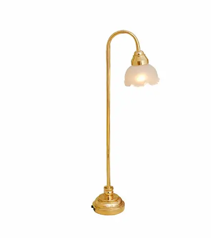 Dollhouse Mini Flower Shade LED Floor Lamp