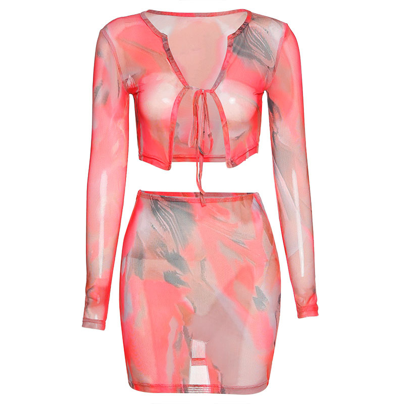 European Station New Amazon Autumn Women's Mesh Yarn