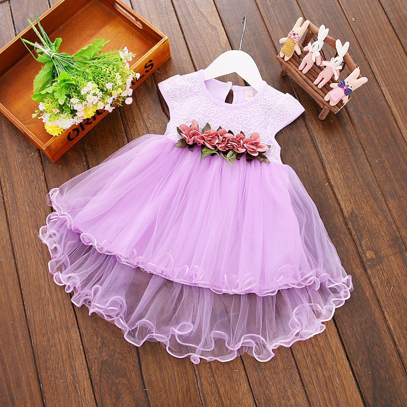 Title 4, New Summer Korean Cotton Short-sleeved Girls D...