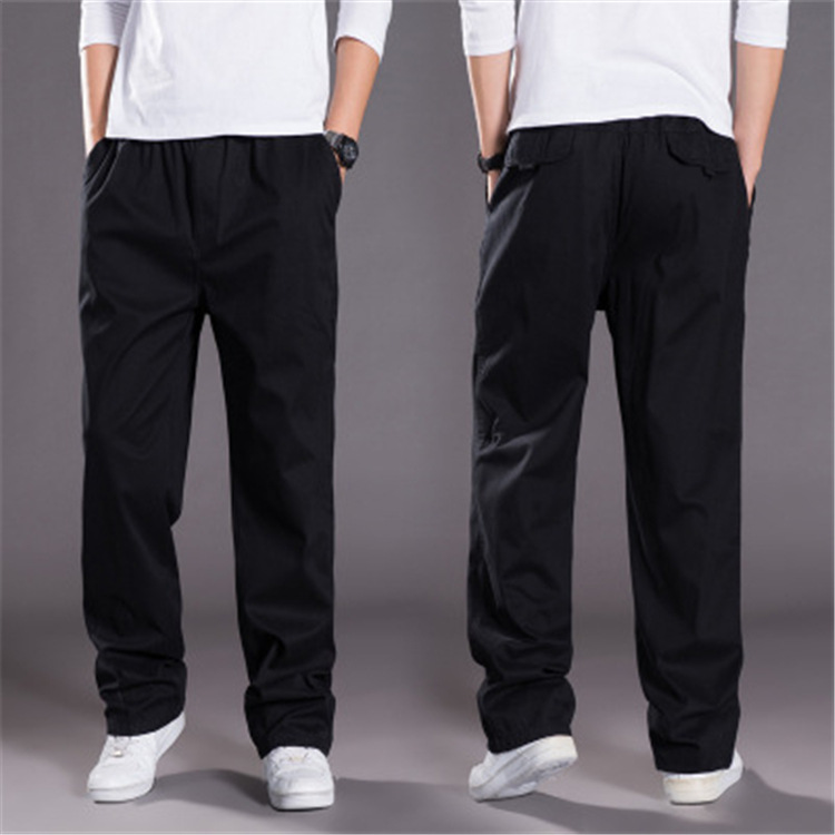 Title 3, Pantaloni Casual Uomo Estate Cotone Taglie Fort...