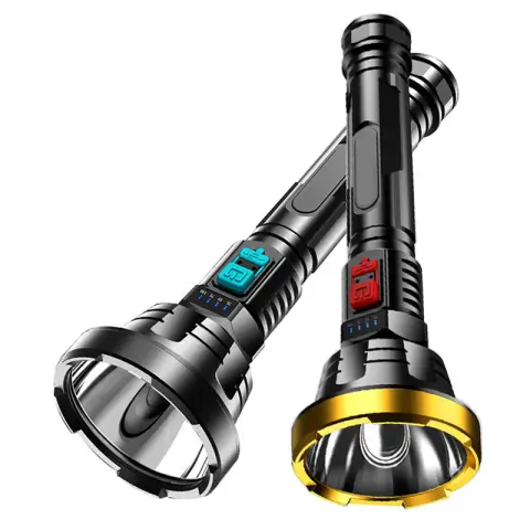90000LM LED Flashlight Tactical Light Torch USB Rechargeable Super