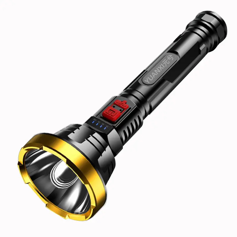 90000LM LED Flashlight Tactical Light Torch USB