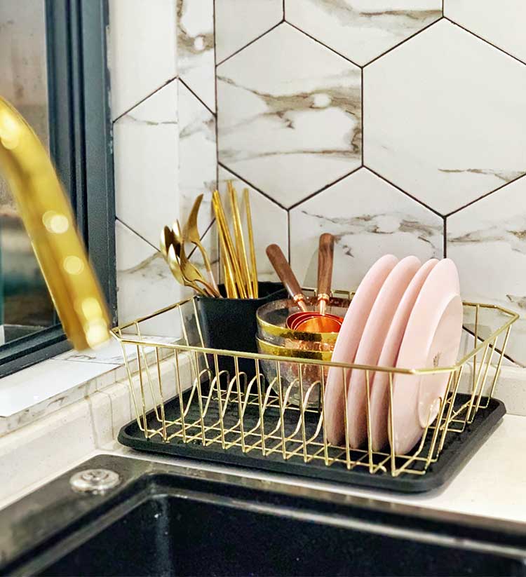 North Rail Dish Rack Drain Rack