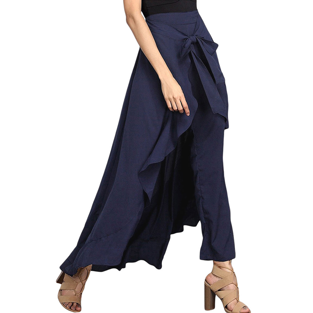 Title 3, Women Pants Causal Ruffle Drawstring Trouser