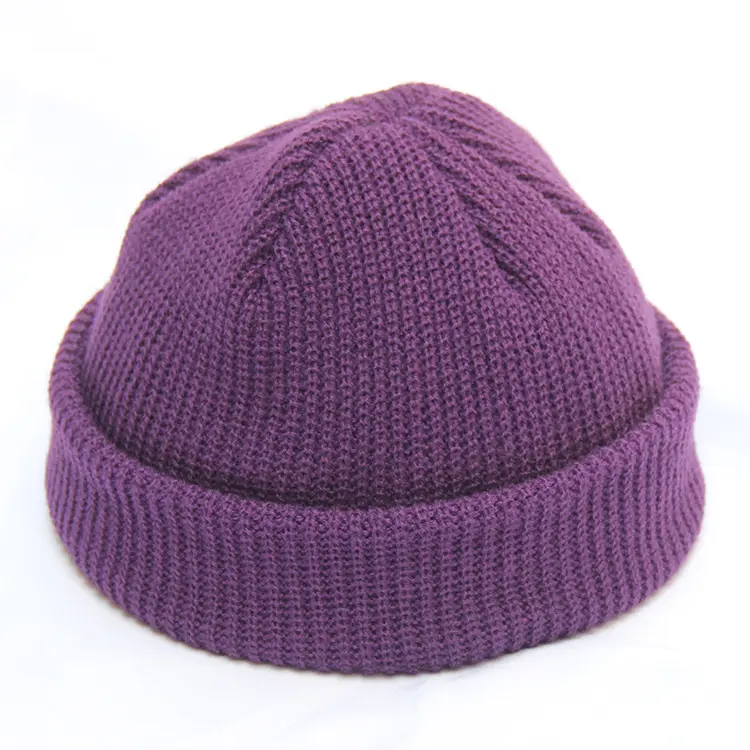 Mens Beanie Winter Knit Hat Boy Skullcap