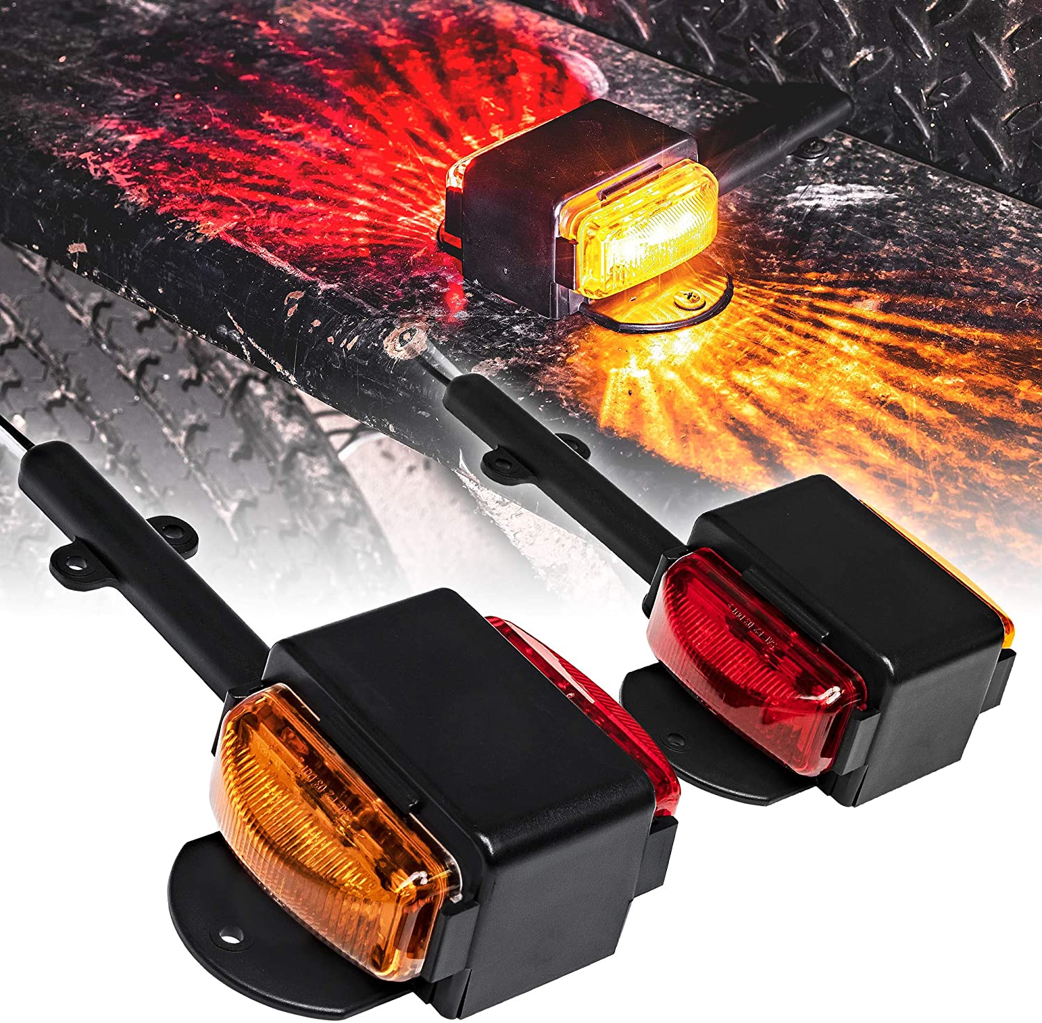 Warning Light Plastic Rear Tail Light Car Rear Tail Light — foto 3