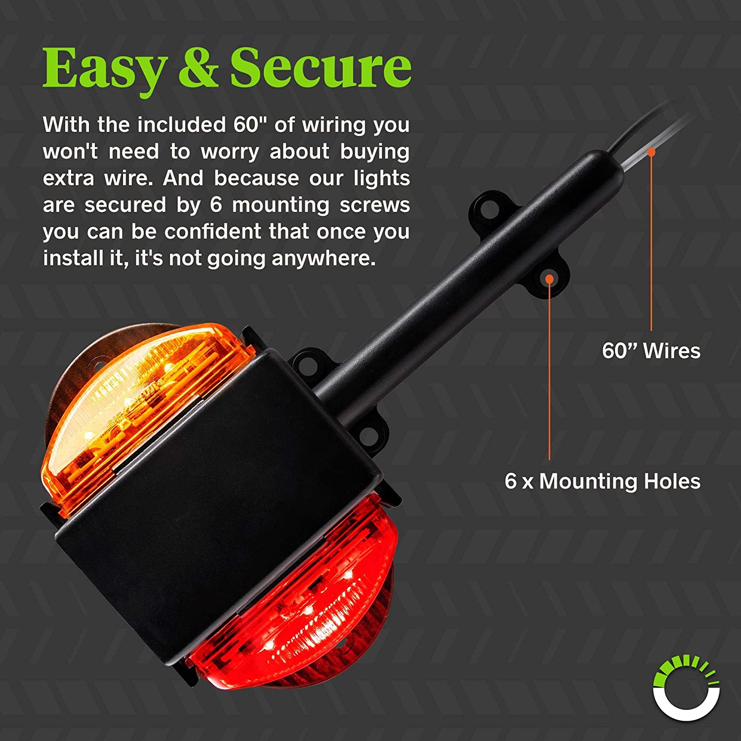 Warning Light Plastic Rear Tail Light Car Rear Tail Light — foto 4