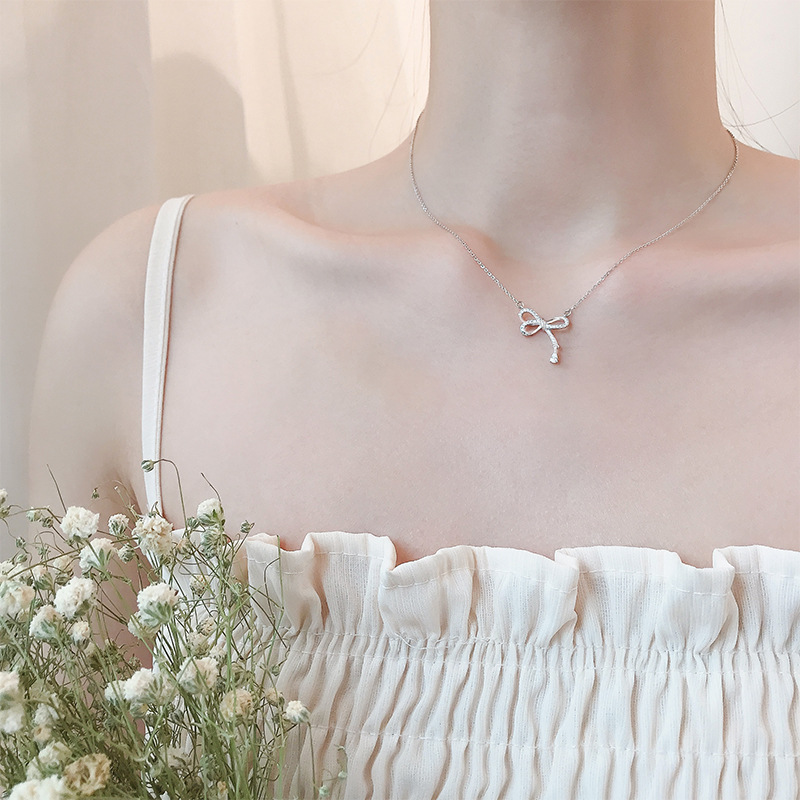 Title 2, Koreaanse stijl clavicle ketting voor dames, mo...