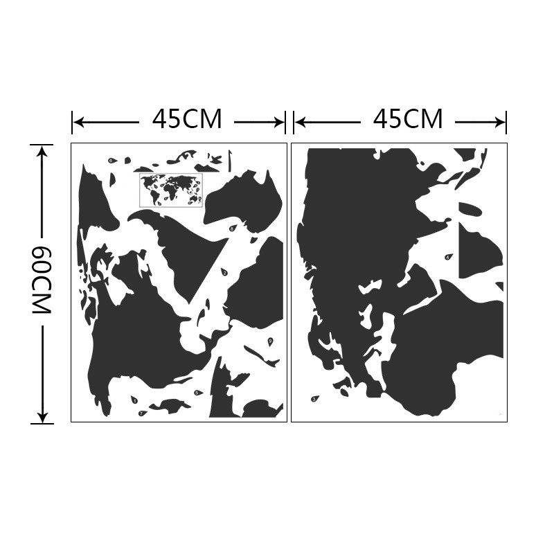 45x60cmx2pcs typesetting