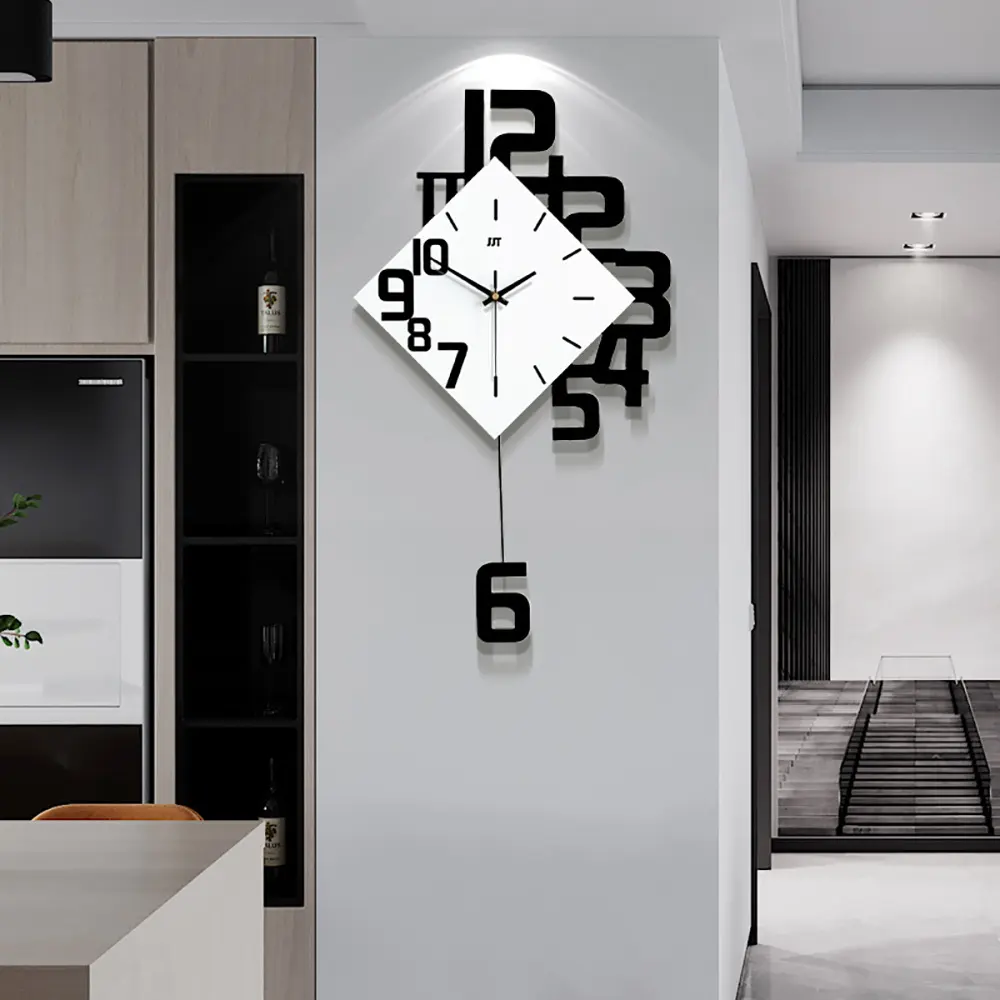 Personalized Digital Clock Fashion Wall Wooden Creative Decorative Watch