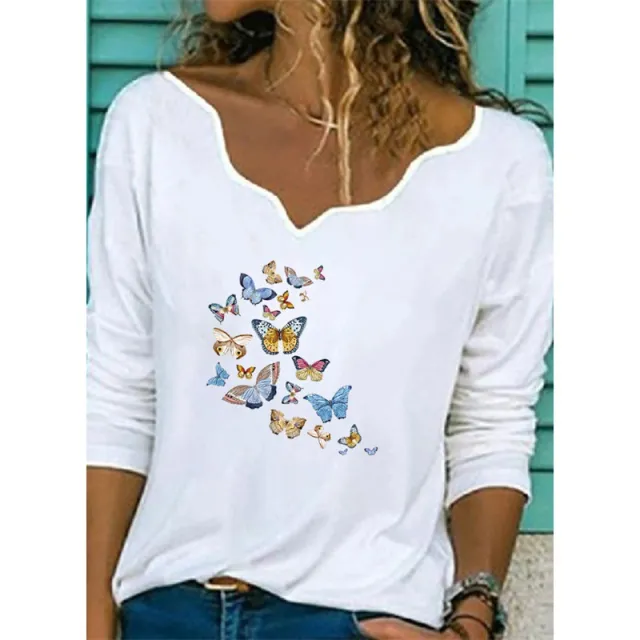 Printed T shirt Fashion Casual Plus Size Top 15 Style - Shop at LoveMi