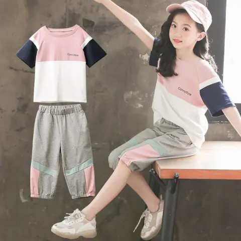 New Children's Clothing Net Red Girls Pants