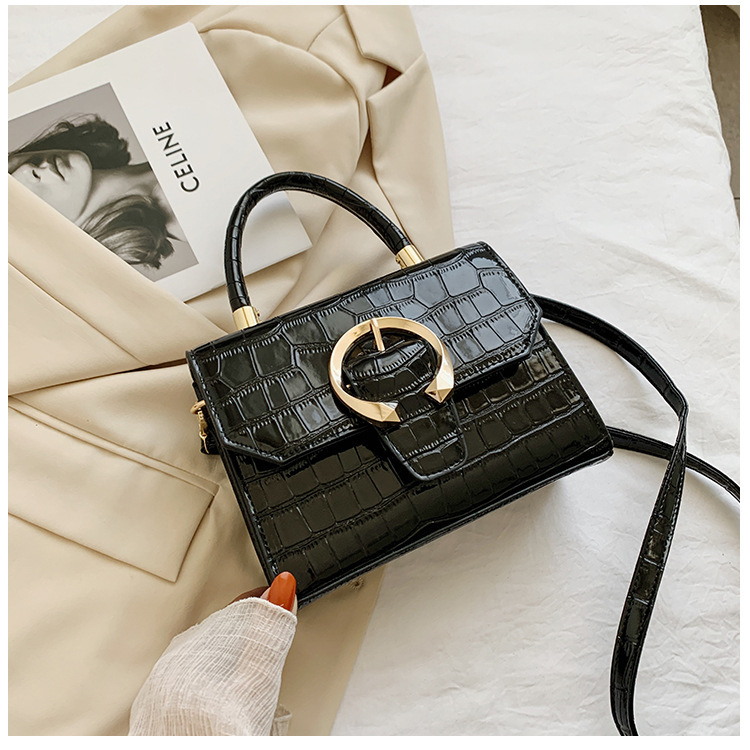 New Women's Bag Fashion One shoulder Messenger Portable Ladies Bag Black - Shop at LoveMi