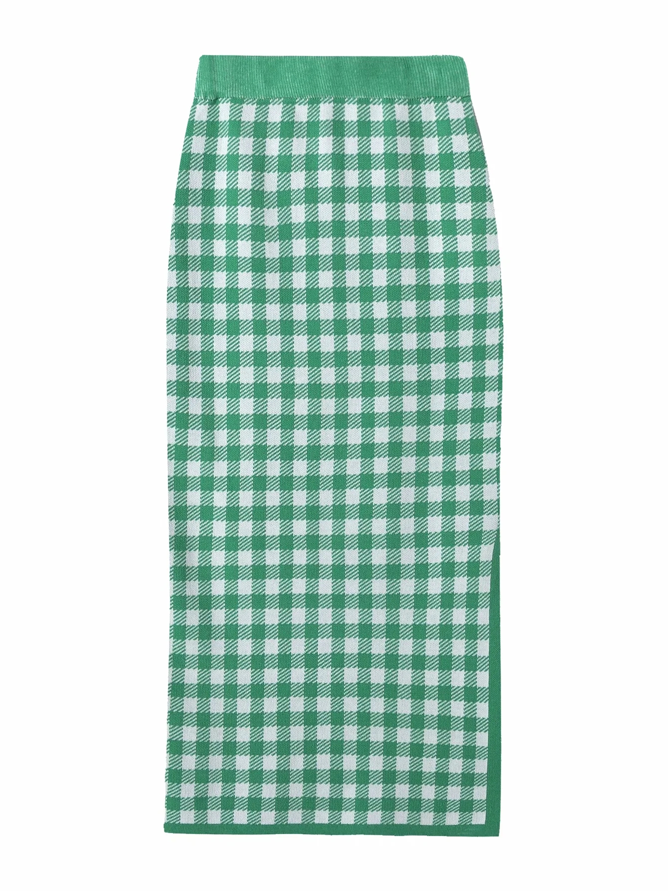 Design Top High Waist Pencil Skirt