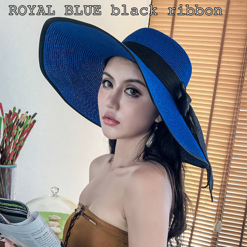 Royal blue biack ribbon