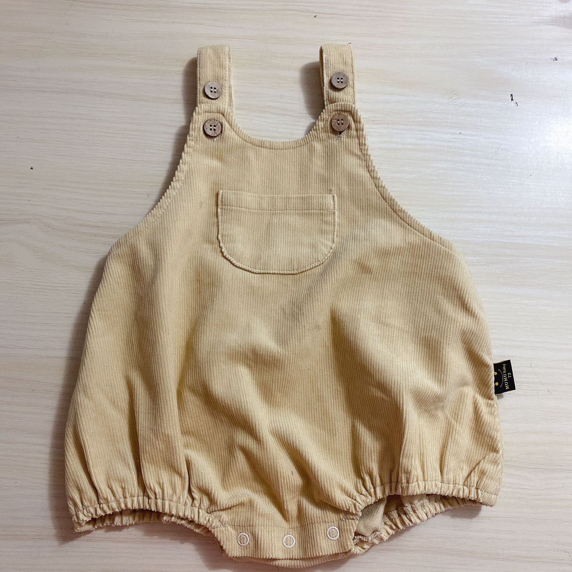 Newborn Baby Romper Autumn Corduroy Jumpsuit