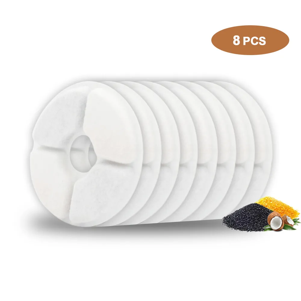 Cat Drinker Activated Carbon Filter - 8Pcs