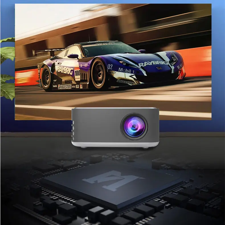 Mini Projector Home Portable 1080P HD Small