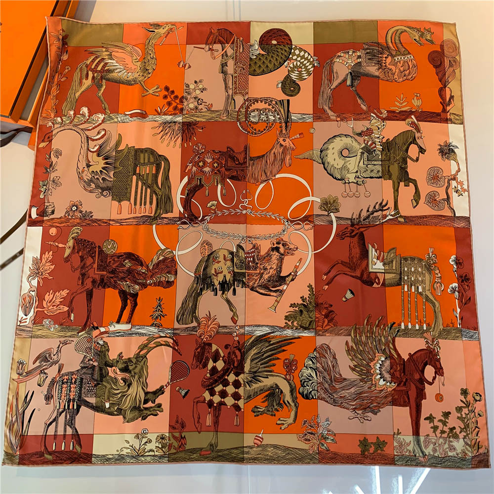 Spring And Autumn Thin Square Scarf